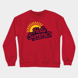 Hello Summer Sunshine Crewneck Sweatshirt